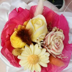 Bouquet fondant cire